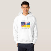 Amerikaanse steun aan Oekraïne-Sierkussen Hoodie (Voorkant volledig)