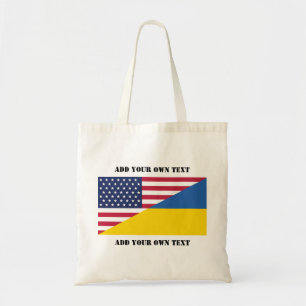 Amerikaanse steun aan Oekraïne-Sierkussen Tote Bag