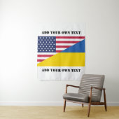 Amerikaanse steun aan Oekraïne-Sierkussen Wandkleed (In situ)