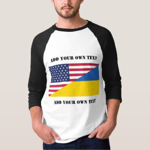 Amerikaanse steun voor Oekraïne Kussen T-shirt