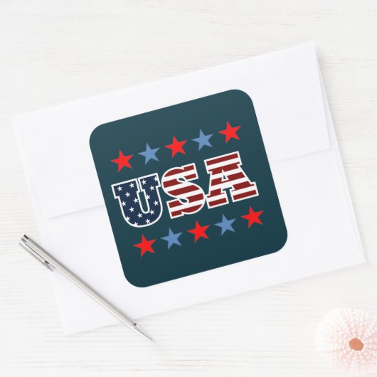 Amerikaanse Sticker (Envelop)