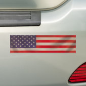 Amerikaanse Sticker met drijvende vlag (Op auto)