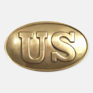 Amerikaanse Sticker van de Burgeroorlog