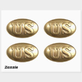 Amerikaanse Sticker van de Burgeroorlog (Vel)