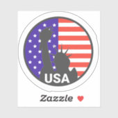 Amerikaanse Sticker voor aërobe reizen (Vel)