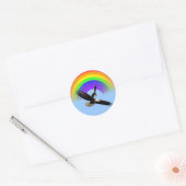 Amerikaanse Sticker voor de regenboogvisserij op B (Envelop)