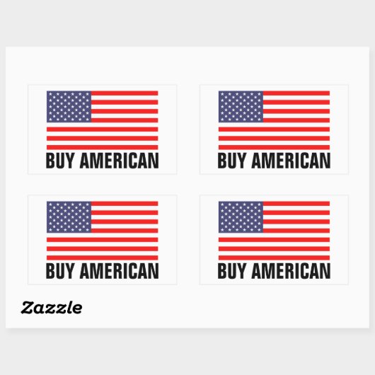 Amerikaanse stickers kopen met Amerikaanse vlag (Vel)