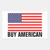 Amerikaanse stickers kopen met Amerikaanse vlag (Voorkant)