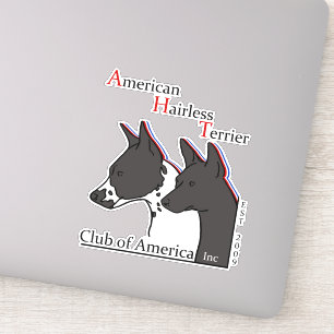 Amerikaanse Stickers van Hairless Terrier Club