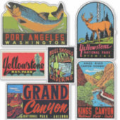 Amerikaanse Stickers voor  reizen (Voorkant)