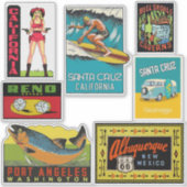 Amerikaanse Stickers voor  reizen (Voorkant)