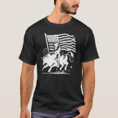 Amerikaanse Stierrenrijder Rodeo 2 T-shirt (Voorkant)