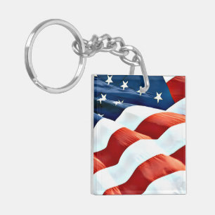 "Amerikaanse stijl" acryl sleutelhanger