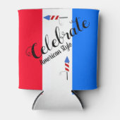 Amerikaanse stijl vieren blikjeskoeler (Voorkant)