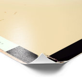 Amerikaanse  stijlkaart foto afdruk (Hoek)