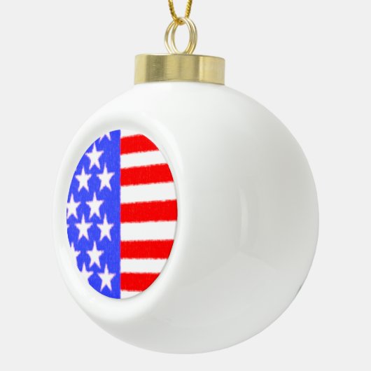 Amerikaanse stijlkunst keramische bal ornament (Rechts)