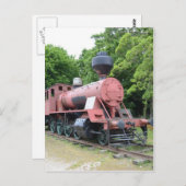  Amerikaanse stoomlocomotief Briefkaart (Voorkant / Achterkant)