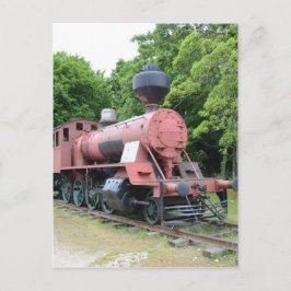 Amerikaanse stoomlocomotief Briefkaart