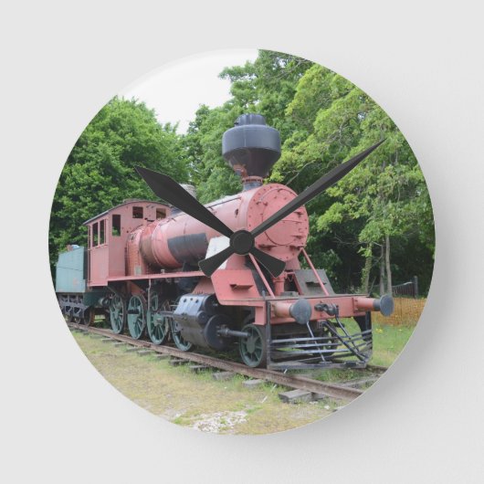 Amerikaanse stoomlocomotief Ronde Klok (Voorkant)
