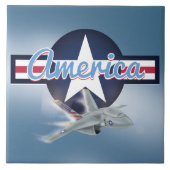 Amerikaanse straaljager tegeltje (Voorkant)