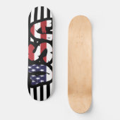 Amerikaanse Street Art Persoonlijk Skateboard (Voorkant)