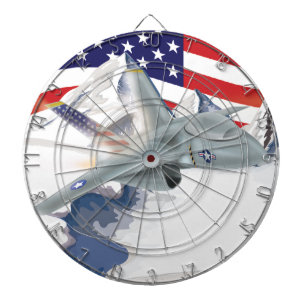 Amerikaanse strijder Jet Dartbord