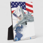Amerikaanse strijder Jet Fotoplaat (Zijkant)
