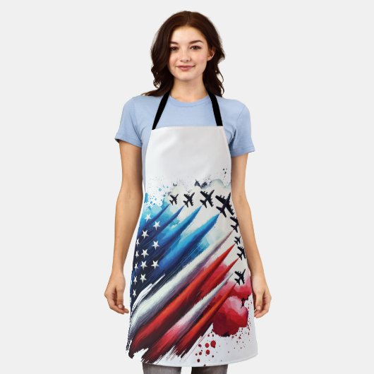 Amerikaanse strijders schort (Gedragen)