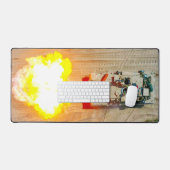 AMERIKAANSE STRIJDTANK - M1 ABRAMS BUREAUMAT (Keyboard & Muis)