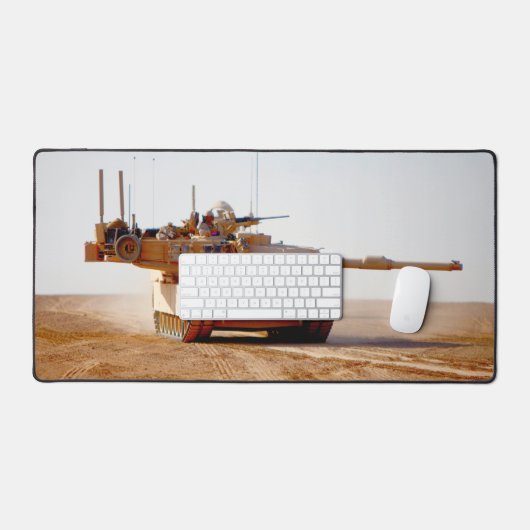 AMERIKAANSE STRIJDTANK - M1 ABRAMS BUREAUMAT (Keyboard & Muis)