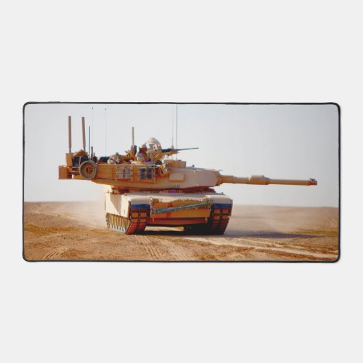 AMERIKAANSE STRIJDTANK - M1 ABRAMS BUREAUMAT (Voorkant)