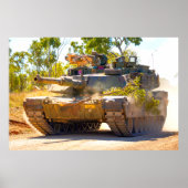 AMERIKAANSE STRIJDTANK - M1 ABRAMS POSTER (Voorkant)
