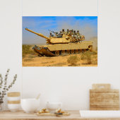 AMERIKAANSE STRIJDTANK - M1 ABRAMS POSTER (Keuken)