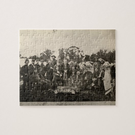 Amerikaanse strijdtoneel uit de burgeroorlog Washi Legpuzzel (Horizontaal)