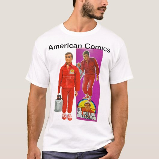 Amerikaanse stripboeken t-shirt (Voorkant)