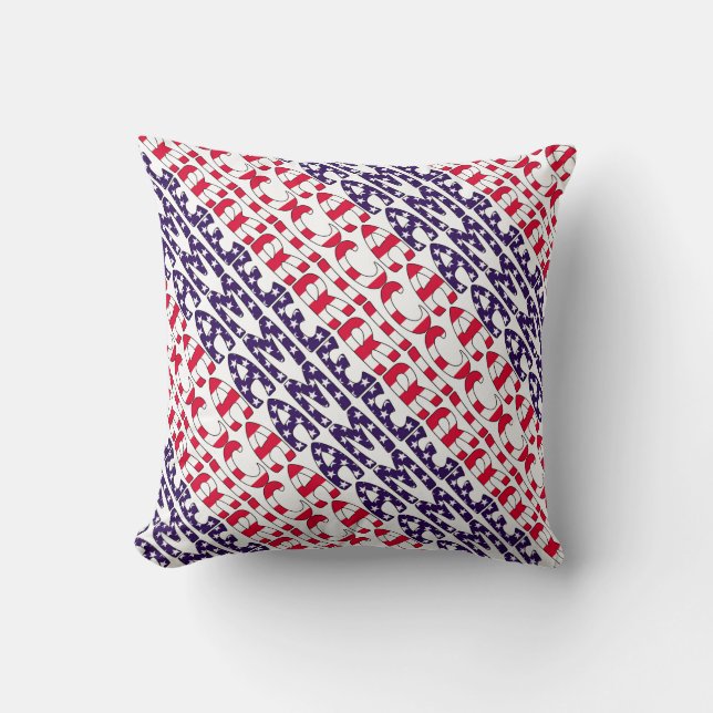 Amerikaanse strips kussen (Voorkant)