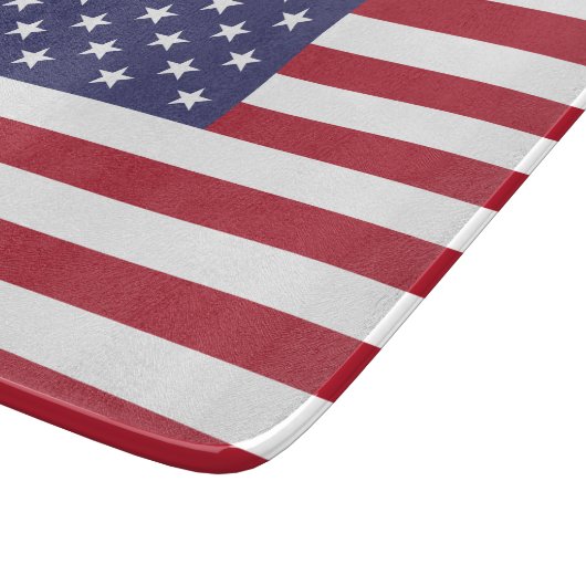 Amerikaanse strips snijplank (Hoek)