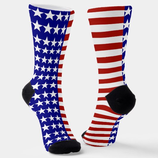 Amerikaanse strips sokken (Gebogen)