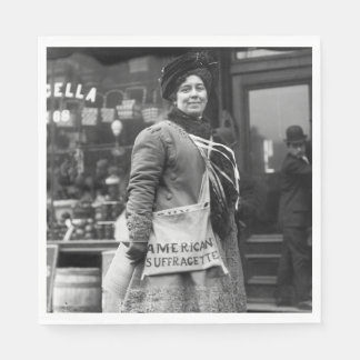 Amerikaanse Suffragette, 1910 Servet