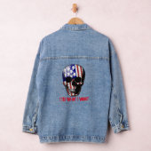 Amerikaanse suiker schedel, dag van de doden, Hall Denim Jacket (Hangar)