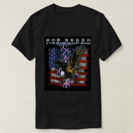 Amerikaanse Summer Tour Bob the Silver Seger Bulle T-shirt (Design voorkant)