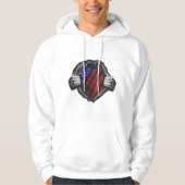 Amerikaanse superheld Costume Flag Hoodie (Voorkant)