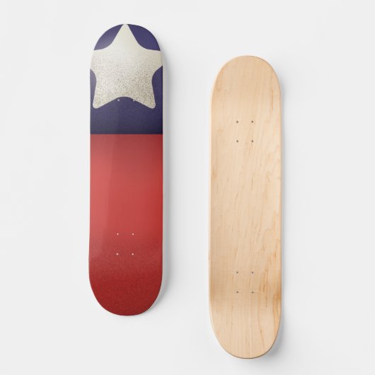 Amerikaanse superheld Logo Skateboard (Voorkant)