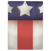 Amerikaanse superheldenlogo klembord (Achterkant)