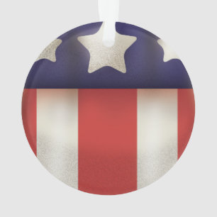 Amerikaanse superheldenlogo ornament