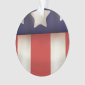 Amerikaanse superheldenlogo ornament (voorkant)