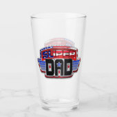 Amerikaanse Superpapa Glas (Voorkant)