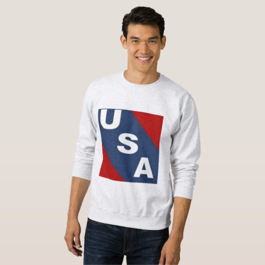 Amerikaanse sweatshirt (Voorkant volledig)