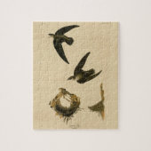 Amerikaanse Swift Audubon (Chimney), vogels van Am Legpuzzel (Verticaal)