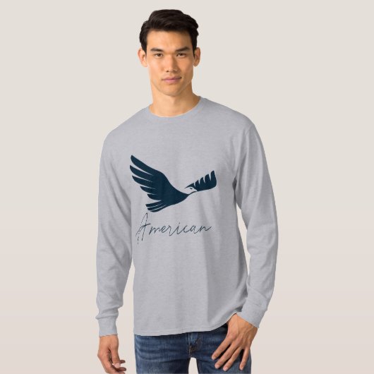 Amerikaanse 🦅 t-shirt (Voorkant volledig)